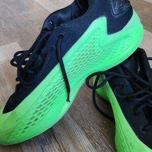 adidas Black and Bright Green Sneakers